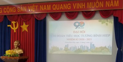 Đại hội ĐTN Chi Đoàn trường Tương Bình Hiệp nhiệm kỳ 2020-2021