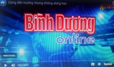 Ngành giáo dục Bình Dương thực hiện việc dạy và học trực tuyến