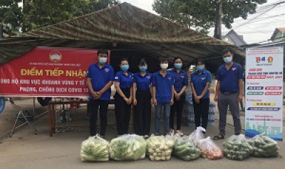 Đoàn thanh niên trường TH Tương Bình Hiệp tham gia tình nguyện viên