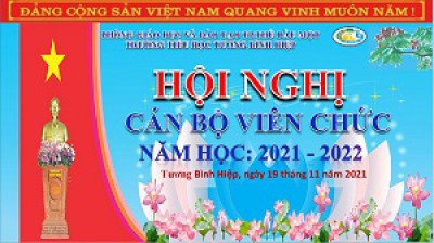 Hội Nghị cán bộ viên chức - Năm học 2021-2022