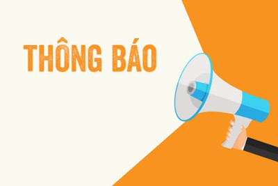 Thông báo về việc tập trung học sinh năm học 2022 - 2023