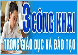 Công khai năm học 2020-2021