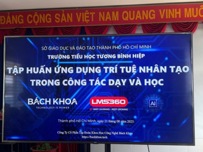Tập huấn ứng dụng trí tuệ nhân tạo trong công tác dạy và học trên hệ thống LMS360