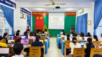 TRƯỜNG TIỂU HỌC CHÁNH HIỆP THAM DỰ CHUYÊN ĐỀ ỨNG DỤNG CHATGPT TRONG DẠY HỌC KHOA HỌC THEO ĐỊNH HƯỚNG GIÁO DỤC STEM VÀ HỌC TẬP THEO DỰ ÁN CHO HỌC SINH TIỂU HỌC